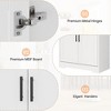 70" Tall Pantry Cabinet, Kitchen Pantry Storage Cabinets with 2 Door and 3 Adjustable Shelves - 4 of 4