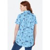 Woman Within Plus Size Perfect Short Sleeve Shirt - 3 of 4