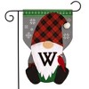 Briarwood Lane Fall Garden Flag 12x18 For Outdoor Winter Gnome Burlap Monogram Letter W For Fall Garden Flag Flags For Outside - 2 of 4