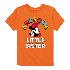 Girls' - Disney - Awesome Little Sister Short Sleeve Graphic T-Shirt - 1 of 4