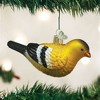 Old World Christmas Glass Blown Ornament for Christmas Tree, American Goldfinch - 4 of 4