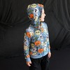 Toddler Little Monsters French Terry Zip Hooded Jacket - Posh Peanut - 3 of 4
