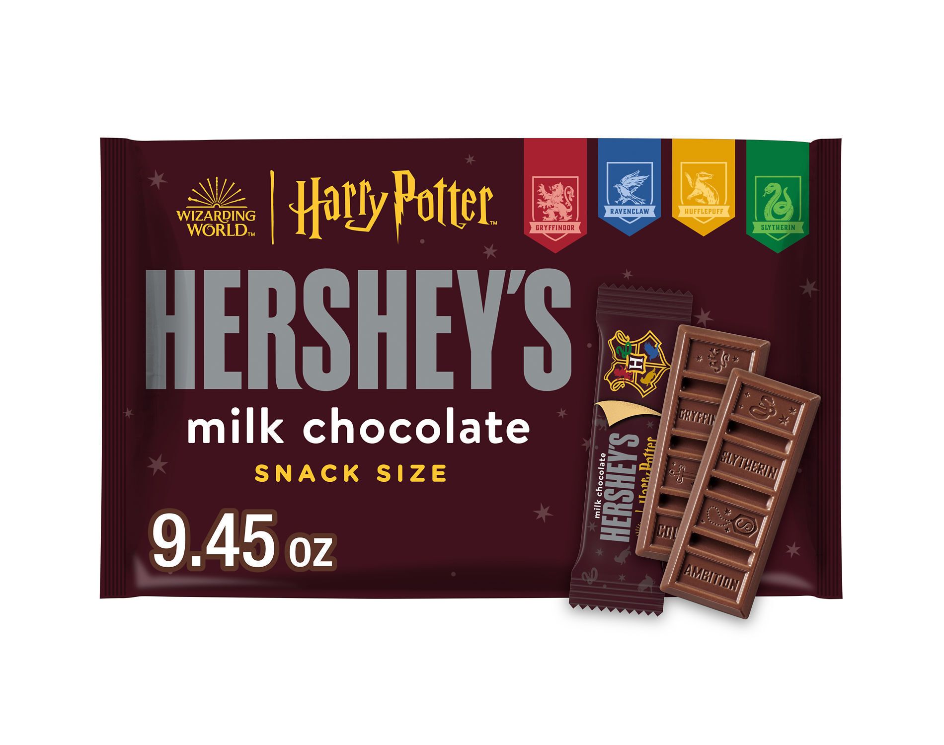 HERSHEY'S Milk Chocolate Harry Potter Halloween Candy Snack Size - 9.45oz