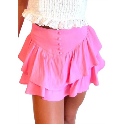 Women's Jamie Tiered Skort - Cotton Candy