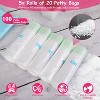 Babyluv"100 Disposable Potty Bags - 5 Rolls for Toddler Potty Training, Pets, Travel & Outdoor Use"White - 2 of 4