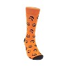 Pumpkin Face Patterned Socks (Men's Sizes Adult Large) from the Sock Panda - 3 of 4