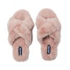 Women's Fluffy Slide House Slippers - 2 of 4