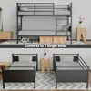 Continental Sleep, Heavy Duty Metal Bunk Bed, Convert into 2 Individual Beds, for Commercial/Camps/Shelter, High Guard Rail, Easy Assembly - 2 of 4