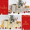 Set of 3 Christmas Lighted Gift Boxes, Pre-Lit Gift Present Boxes with Ribbons and Bows - 4 of 4