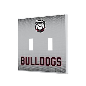 NCAA SEC Universities Linen Hidden-Screw Light Switch Plate for Double Toggle - 1 of 4