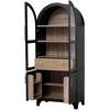 YOOCOZZ Arched Kitchen Pantry Cabinet, Glass Door, Hidden Drawer, Open&Adjustable Shelves - 2 of 4