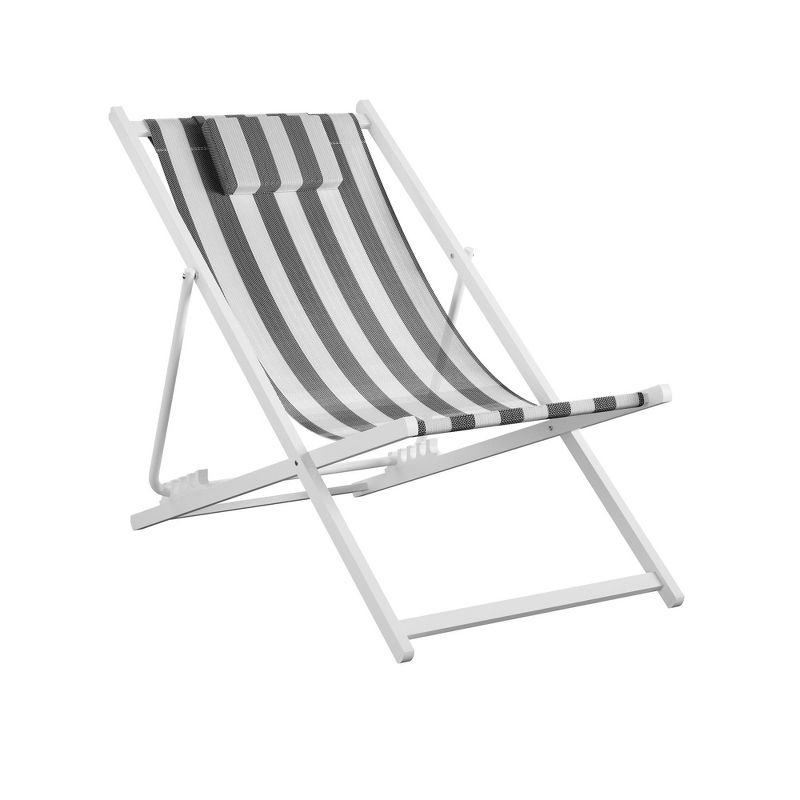 Novogratz Bebe Folding Beach Chair, 2 Pack, 4 of 5