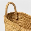Oval Basket with handles Natural - Threshold™ - image 3 of 4