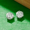 Ross-Simons 5.00 ct. t.w. Moissanite Stud Earrings in Sterling Silver - 3 of 4