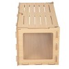 AZL1 Life Concept Pet Crates and Houses Premium Pet Habitat with Removable Top and Flexible Interior for Hamsters, Beige, 31.5"*16.14"*15.75" - 2 of 4
