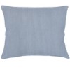 So Soft Linen Chambray Blue Dutch Euro Pillow 28x36 - 2 of 3