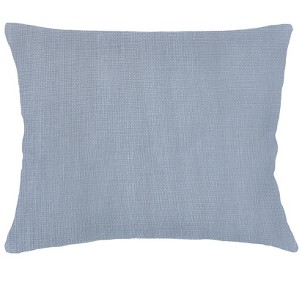 So Soft Linen Chambray Blue Dutch Euro Pillow 28x36 - 1 of 2