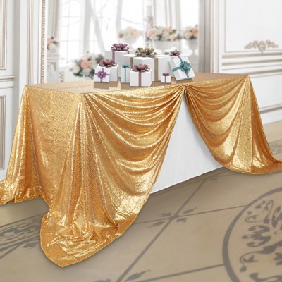 Lann's Linens Sequin Tablecloths, Overlay Covers, and Table Runners
