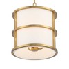 Crystorama Lighting Hulton 3 - Light Pendant in  Gold - 3 of 3