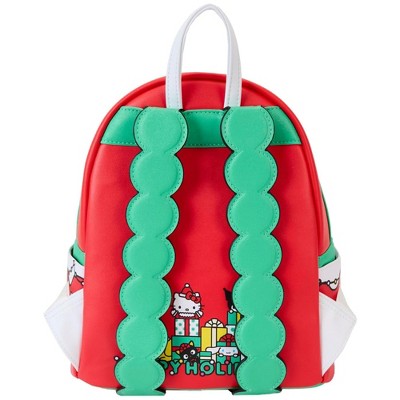 Loungefly Sanrio Hello Kitty Winter Wonderland Red Mini Backpack - image 4