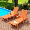 WestinTrends Adirondack Outdoor Chaise Lounge for Patio Garden Poolside (Set of 2) - 2 of 4