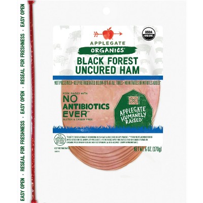 Applegate Organic Uncured Black Forest Ham - 6oz