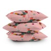 16"x16" Amber Young Striped Noods Square Throw Pillow Pink - Deny Designs - 4 of 4