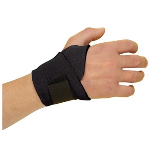 OTC Kidsline Wrist Wrap, Compression Support, Reversible, Black - 1 of 4
