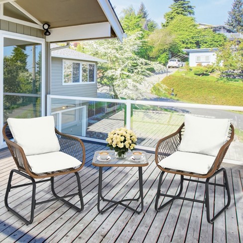 Small outdoor best sale bistro chairs