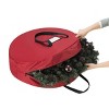 Hastings Home Storage Bag for Artificial Christmas Wreaths and Garland with Handles - 4 of 4
