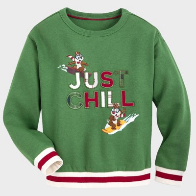 Boys' Chip ‘n' Dale Holiday Lodge Lounge Pullover Sweatshirt - Disney Store