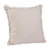 Sapphtopaz Handmade Soft Lumbar Throw Pillows, Bed Pillows with Tassel Accents, Single Piece Stylish Accent Pillows for Bed & Couch - 3 of 4