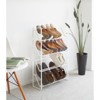 Yamazaki Home - Slim Shoe Rack (31" H) - Steel - White - image 2 of 3