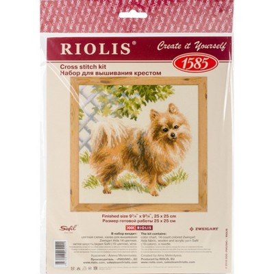 RIOLIS Counted Cross Stitch Kit 9.75"X9.75"-Pomeranian (14 Count)