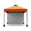 10x10 Pop Up Canopy Tent, Instant Portable Shelter with Wheeled Bag and Silver Coated Top, Adjustable Heights Gazebo with Sidewall, Outdoor Sun Shade - 4 of 4