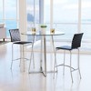 Zuo Criss Cross Counter Stool (Set of 2) Black - 2 of 3