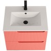 Citiscape Modern Bathroom Vanity with Textured Drawer Fronts - 3 of 4