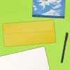 JAM Paper Open End #10 Business Envelope 4 1/8" x 9 1/2" Yellow 500/Pack (15859H) - 3 of 4
