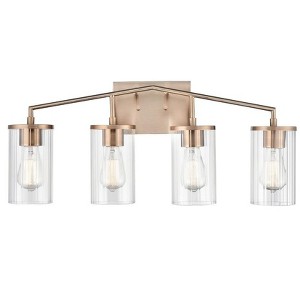 Millennium Lighting Beverlly 4 - Light Vanity in  Modern Gold - 1 of 1