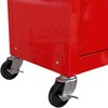 8-Drawer Metal Rolling Tool Cabinet - Red, High-Capacity & Mobile, for Workshop/Garage - 4 of 4