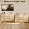 6 Drawers Dresser for Bedroom, 47" Wide Modern Wooden Clothes Dresser with Large Wood Storage - 4 of 4