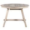 NicBex Dining Table Kitchen Table Farmhouse Extendable Round Dining Table for 4 for Kitchen and Dining Room - 3 of 4