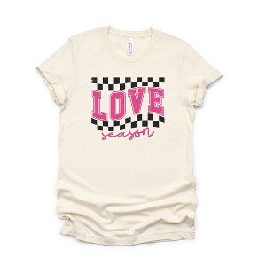 Simply Sage Market Women's Love Season Distressed Short Sleeve Graphic Tee - 1 of 3
