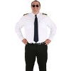 HalloweenCostumes.com Pilot Uniform Costume Shirt Plus Size For Men - 4 of 4