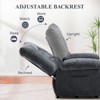 COMHOMA Power Lift Recliner, Oversized Chair with Side Pockets, Fabric Reclining Sofa Chair - 3 of 4