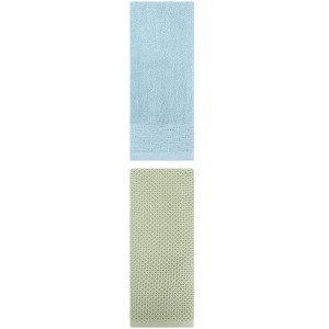 REGALWOVEN Cotton Soft Absorbent Hand Towel for Bathroom Kitchen Hotel Spa 14" x 30"/13" x 30" 2 Pcs - 1 of 4
