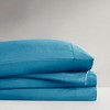 Elegant Smooth Solid Microfiber Sheet Set, All Season Bedding Set, Cozy Home Textile for Modern Bedroom Decor - 2 of 4