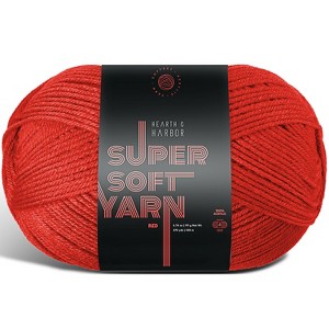 Hearth & Harbor Acrylic Yarn for Crocheting & Knitting - Soft Yarn for Crocheting, 370 Yards Knitting Yarn, Medium Worsted Weight Yarn 4 - 1 of 4