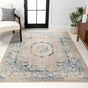 JONATHAN Y Rosalia Cottage Medallion Area Rug - 1 of 4