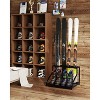 Ski Storage Rack,Heavy Duty Steel Ski Holder for Garage Basement Home,Multipurpose Floor Stand Ski Equipment Organizer for Ski Poles, Goggles,Helmet - 3 of 4